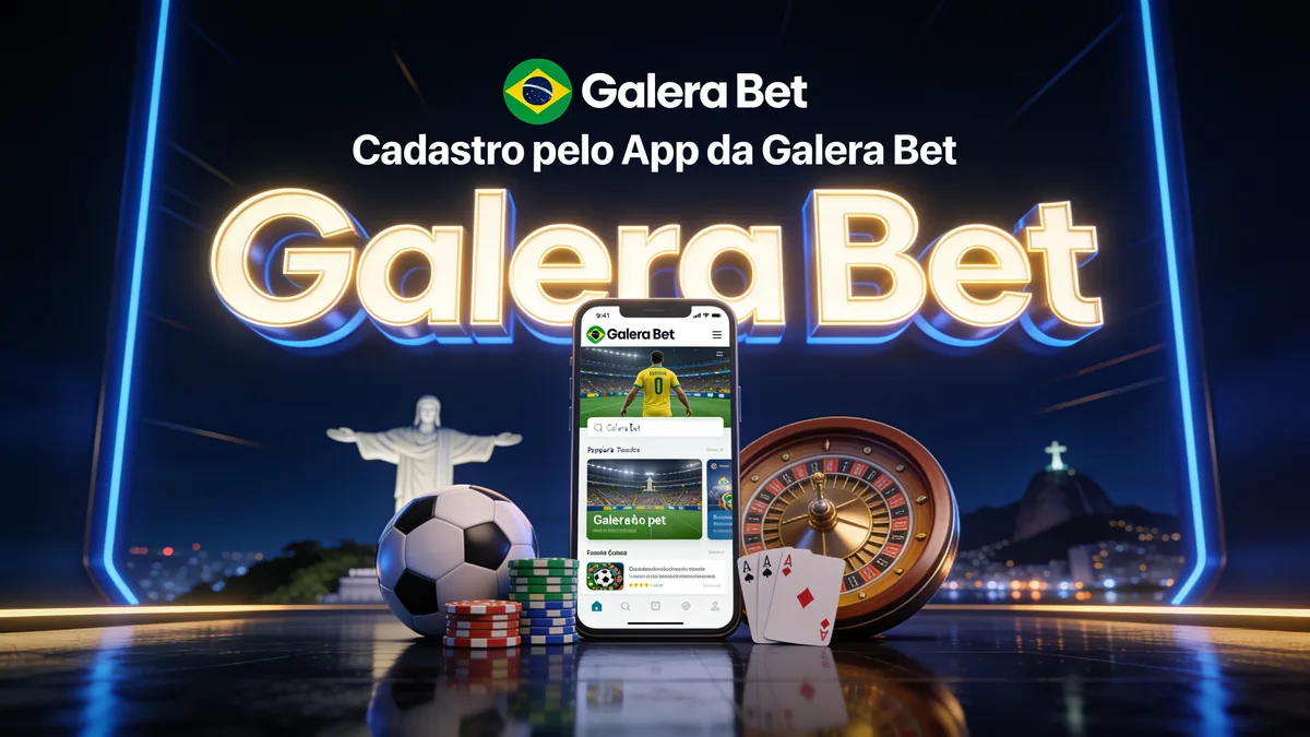 Cadastro pelo App da Galera Bet para jogadores no Brasil